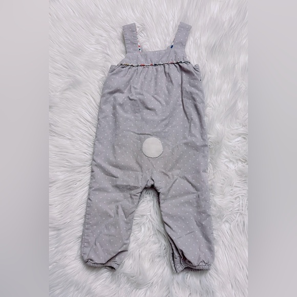 BabyBoden Outfit Set, Cord Overalls 18–24M, Floral Shirt 2–3T | Woodland Print - Picture 3 of 4